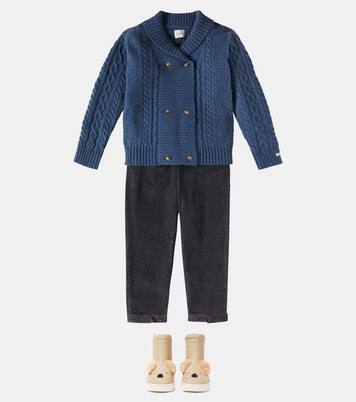 Cárdigan Jesper Aran de mezcla de lana | Donsje