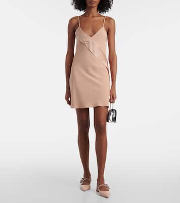 Crystal Cube patent leather slingback flats | Mach & Mach