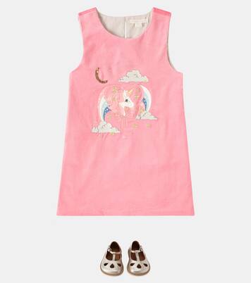 Robe Lucky Spencer brodée en coton | Konges Sløjd