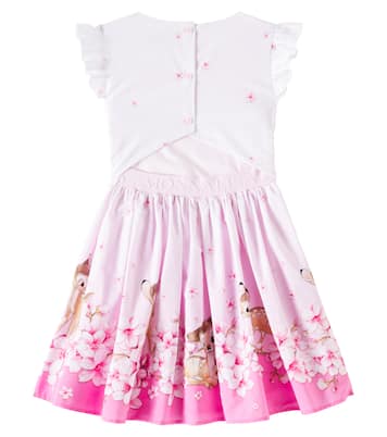 x Disney® vestido de algodón estampado | Monnalisa