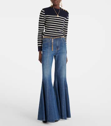 Jersey de cachemir y lana a rayas | Chloé