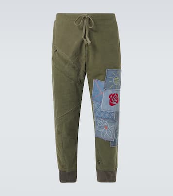 Patchwork cotton sweatpants | Greg Lauren
