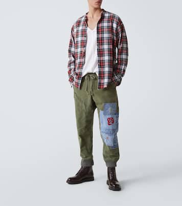 Patchwork cotton sweatpants | Greg Lauren