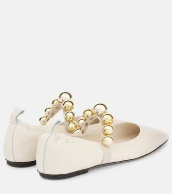 Mary-Jane-Ballerinas Flamenca aus Leder | Souliers Martinez