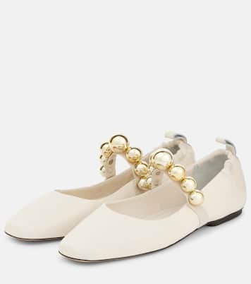 Mary-Jane-Ballerinas Flamenca aus Leder | Souliers Martinez
