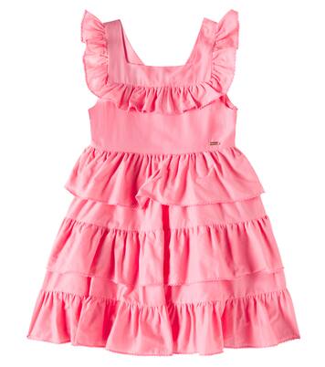 Ruffled tiered cotton dress  | Patachou