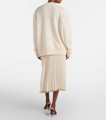 Falda midi a capas plisada | Vince