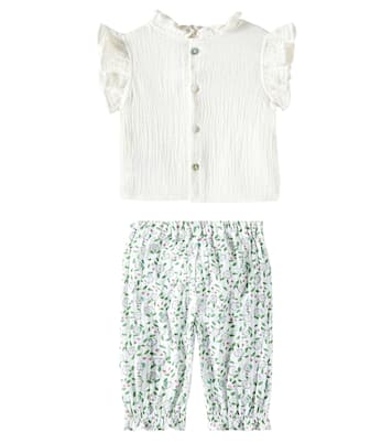 Baby Spyros Tanatos cotton top and pants set | The New Society
