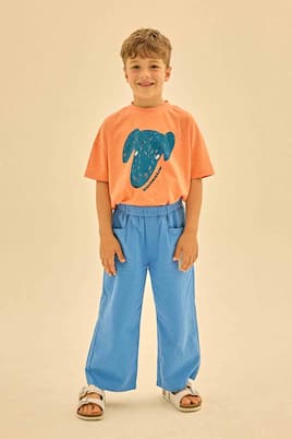 Gerade Hose Milk aus Baumwolle | Jellymallow