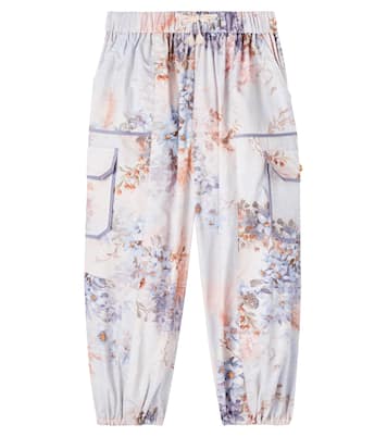 Cascadian floral cotton poplin cargo pants | Zimmermann Kids