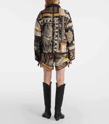 Granger printed cotton bomber jacket | Marant Etoile
