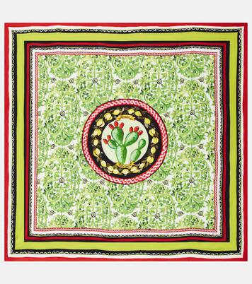 Bedrucktes Tuch aus Seiden-Twill | Dolce&Gabbana