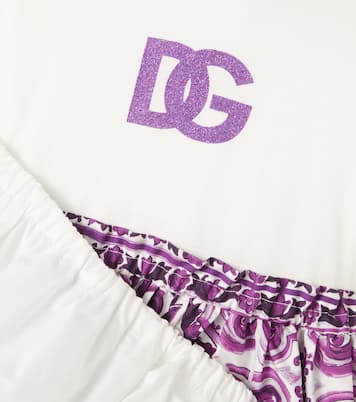 Baby Majolica dress and bloomers set | Dolce&Gabbana Kids