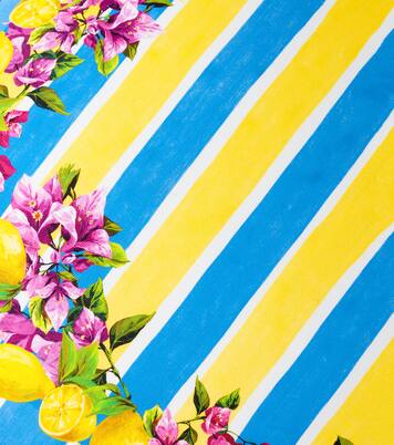 Taormina striped cotton cushion | Dolce&Gabbana Casa