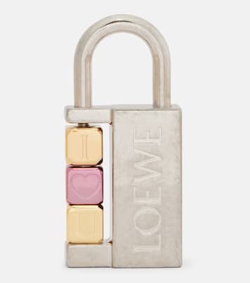 Padlock brass bag charm  | Loewe