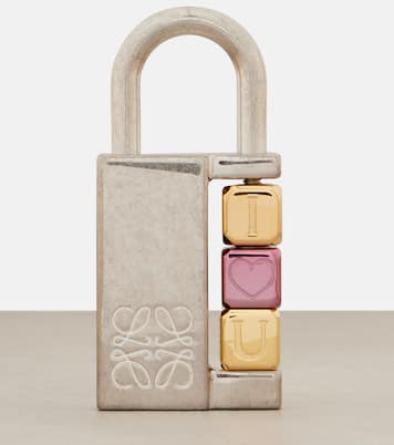 Padlock brass bag charm  | Loewe