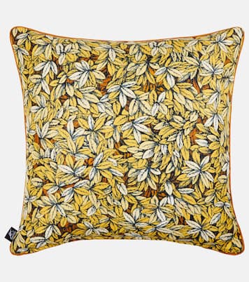 Civette silk and cotton-blend cushion | Fornasetti
