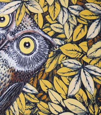 Civette silk and cotton-blend cushion | Fornasetti