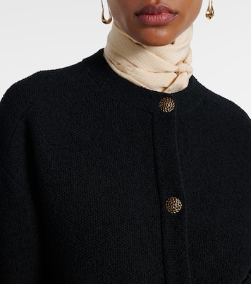 Cardigan cropped in cotone e seta | Loro Piana