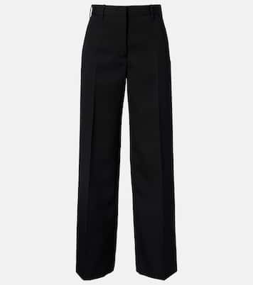 Low-rise wool straight pants | Jil Sander