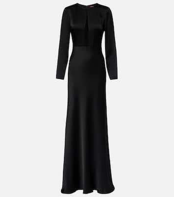 Vestido largo Bird de satén | Max Mara