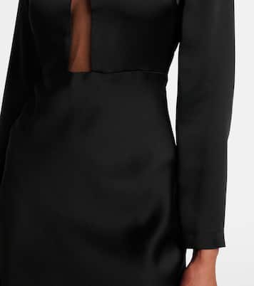 Vestido largo Bird de satén | Max Mara