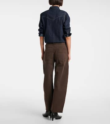 Mid-Rise Barrel Jeans Tribeca aus Baumwolle  | Nili Lotan