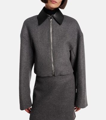 Vacuo cropped virgin wool jacket | Sportmax