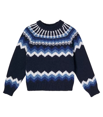 Pullover Lucas in jacquard di misto lana | The New Society