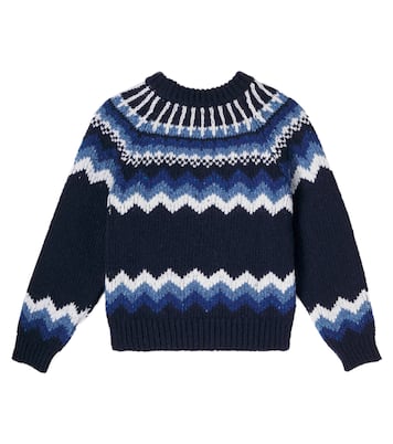 Pullover Lucas in jacquard di misto lana | The New Society