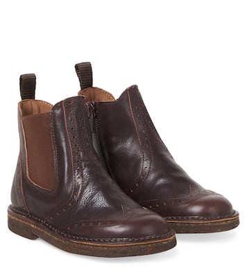 Perforated leather boots | PèPè