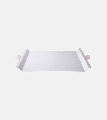 Embellished silver-plated tray | Natalia Criado