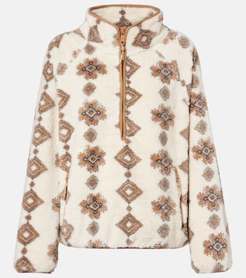 Harlow printed teddy jacket | The Upside