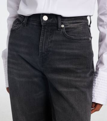 Lotta high-rise wide-leg jeans | 7 For All Mankind