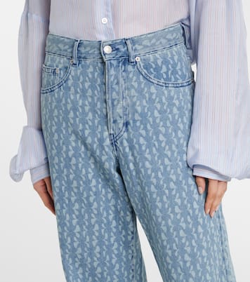 Jean ample imprimé | Dries Van Noten