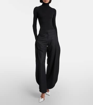 Escarpins Le Cœur 90 en cuir verni | Alaïa