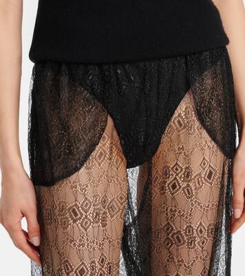 Orissa sheer wide-leg pants | The Frankie Shop