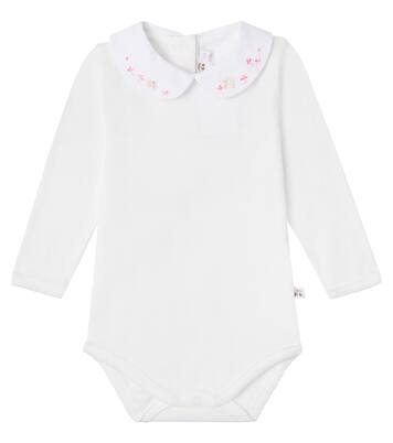 Baby Cygne embroidered cotton bodysuit | Bonpoint