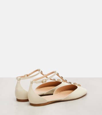Celeste embellished leather flats | Chloé
