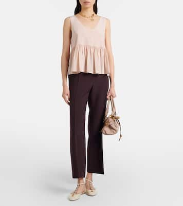 Celeste embellished leather flats | Chloé