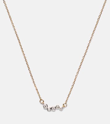 14kt gold (585/1000) necklace with diamonds | Mateo