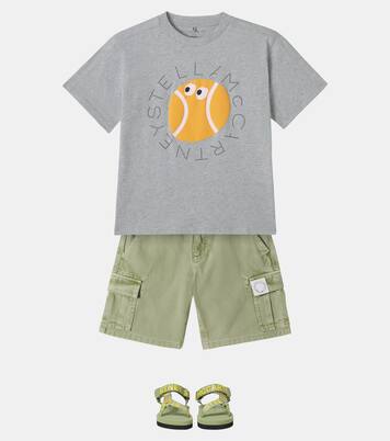 Canvas cargo shorts | Stella McCartney Kids
