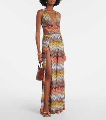 Wave lamé jumpsuit | Missoni