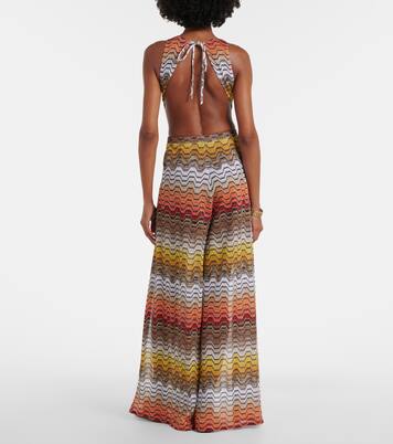 Wave lamé jumpsuit | Missoni
