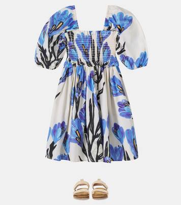 Chipie floral shirred cotton dress | Molo