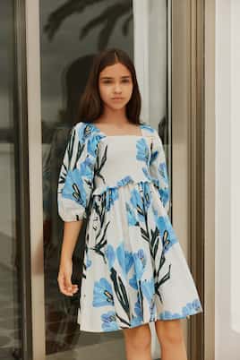 Chipie floral shirred cotton dress | Molo