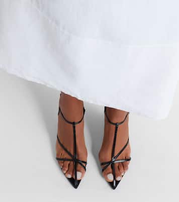 Cage leather sandals | Jil Sander