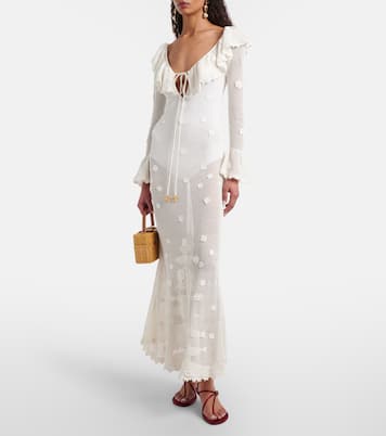 Embellished midi dress | Self-Portrait