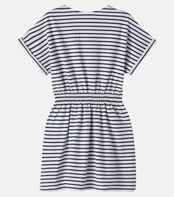 Striped cotton dress | Bonpoint