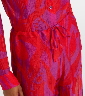 Pachas silk straight pants | Dries Van Noten